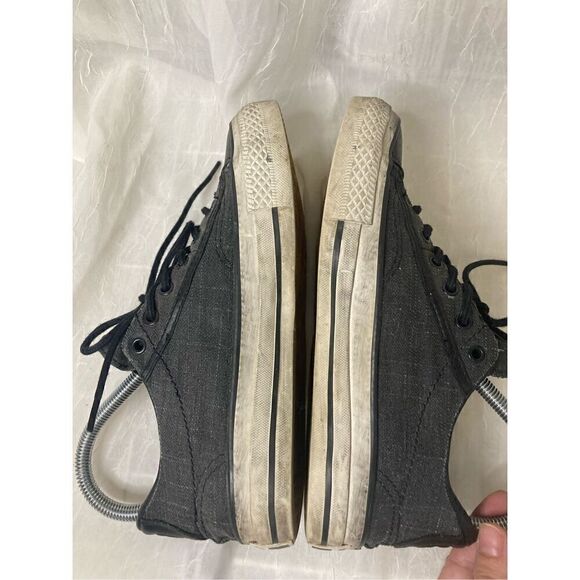 Converse X John Varvatos One Star Low Canvas Sneakers Size 6 Gray Black - Picture 5 of 7